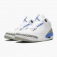 Ny  Jordan 3 Retro UNC Dame/Herre CT8532 104 Hvit/Valor Blå-Tech Grå Sneakers