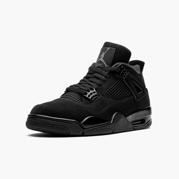 Het  Jordan 4 Retro Black Cat Dame/Herre CU1110 010 Svart/Svart-Light Graphite Sko