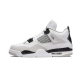 Hvit  Jordan 4 Retro Military Svart Sneakers