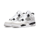 Hvit  Jordan 4 Retro Military Svart Sneakers