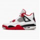 Kjøp  Jordan 4 Retro OG GS Fire Red2020 Herre 408452 160 Hvit/Fire Rød-Svart-Tech Grå Sneakers