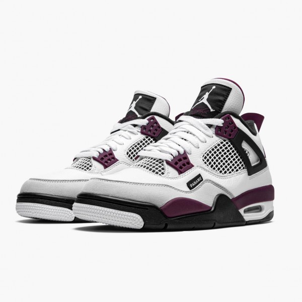 Jordan 4 Retro "PSG Paris Saint Germain" Herre Hvit/Neutral Grå-Svart-Borde CZ5624 100