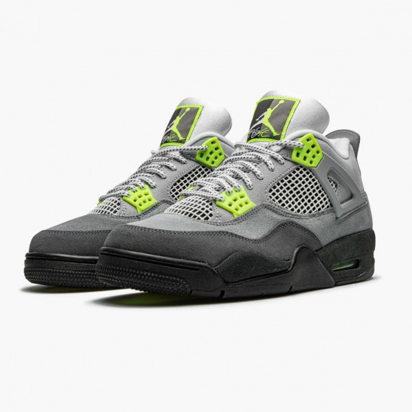 Jordan 4 Retro SE "95 Neon" Herre Cool Grå/Volt-Wolf Grå-Anthr CT5342 007