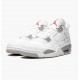 Ny  Jordan 4 Retro White Oreo Herre Hvit Grå CT8527 100 Sko