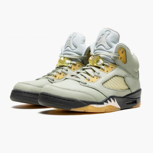 Jordan 5 Jade Horizon Dame/Herre Light Sølv-Anthracite-Rosa Glaze DC7501 300