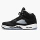 Blå  Jordan 5 Oreo 2021 Dame/Herre Svart Hvit-Cool Grå CT4838 011 Sneakers