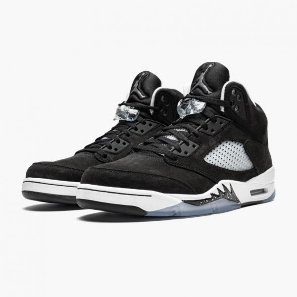 Jordan 5 Oreo 2021 Dame/Herre Svart Hvit-Cool Grå CT4838 011