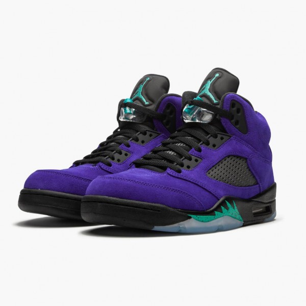 Jordan 5 Retro "Alternate Grape" Herre Grape Ice/Svart-Clear-New Emer 136027 500 