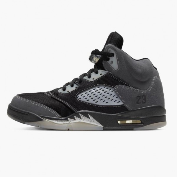 Jordan 5 Retro "Anthracite" Herre Wolf Grå Svart DB0731 001