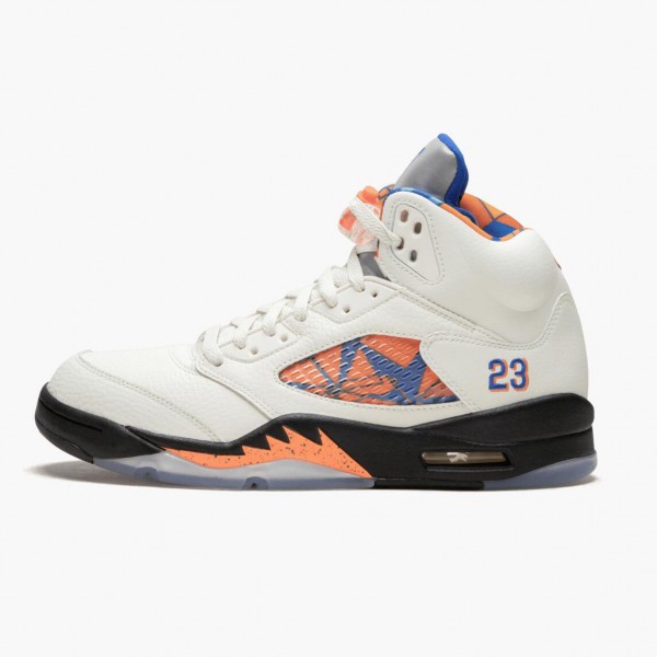 Jordan 5 Retro "International Flight" Dame/Herre Sail/Racer Blå-Cone-Svart 136027 148 