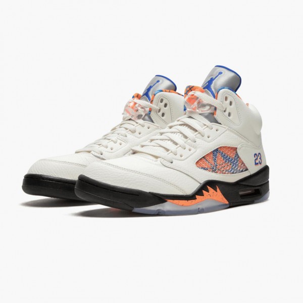 Jordan 5 Retro "International Flight" Dame/Herre Sail/Racer Blå-Cone-Svart 136027 148 