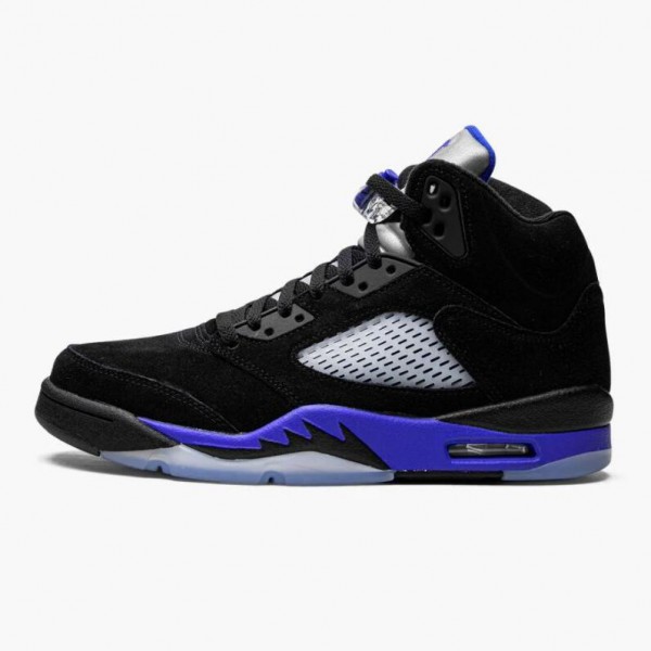 Jordan 5 Retro Racer Blå Dame/Herre With Svart Blå CT4838 004