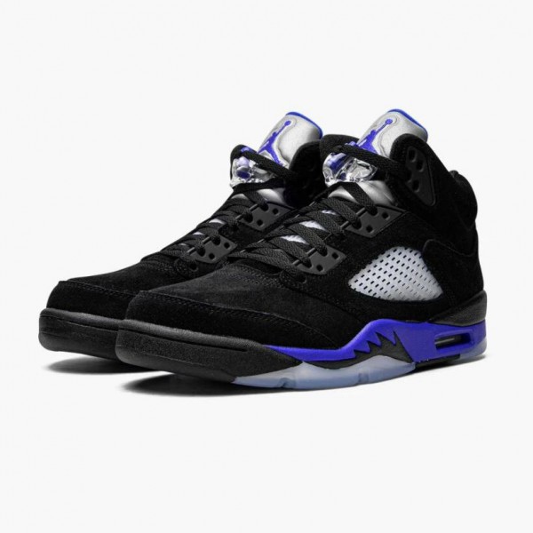 Jordan 5 Retro Racer Blå Dame/Herre With Svart Blå CT4838 004