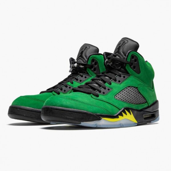 Jordan 5 Retro SE "Oregon" Dame/Herre Grønn Gul CK6631 307