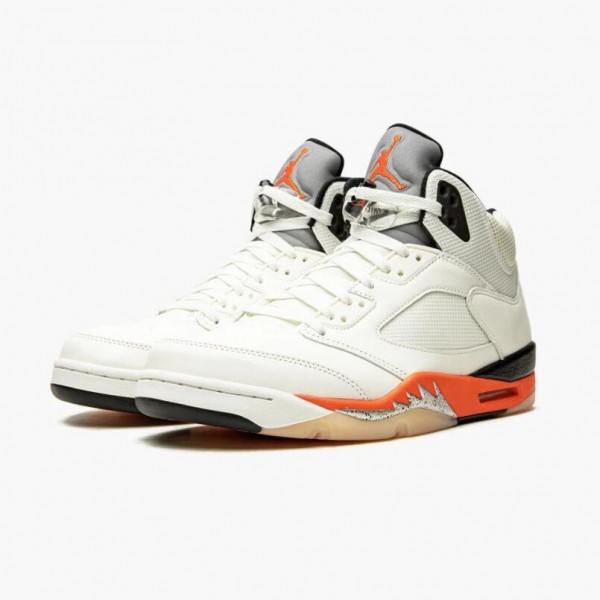 Jordan 5 Retro "Shattered Backboard" Dame/Herre Sail Oransje Svart DC1060 100