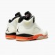 Hvit  Jordan 5 Retro Shattered Backboard Dame/Herre Sail Oransje Svart DC1060 100 Sko