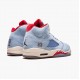 Kjøp  Jordan 5 Retro Trophy Room Ice Blue Dame/Herre Ice Blå/University Rød-Sail-M CI1899 400 Sneakers