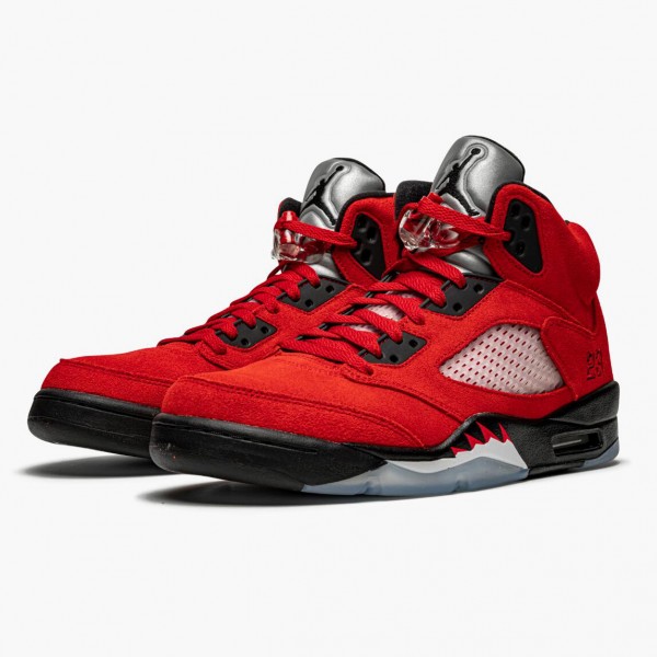 Jordan 5 Retro "Raging Bull Red" DD0587 600 Varsity Rød/Svart-Hvit Herre 