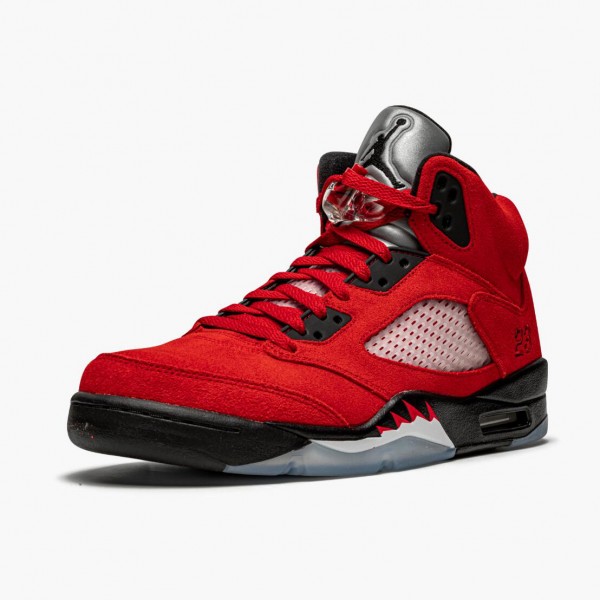 Rabatt  Jordan 5 Retro Raging Bull Red DD0587 600 Varsity Rød/Svart-Hvit Herre Sneakers