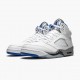 Rød  Jordan 5 Retro White Stealth DD0587 140 Hvit/Stealth-Svart-Hyper Roya Herre Sko