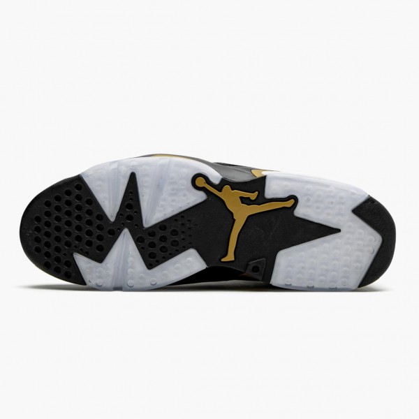 Hvit  Jordan 6 Retro DMP 2020 Svart/Metallic Gull CT4954 007 Sko