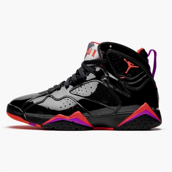 Jordan 7 Retro "Black Patent" Dame/Herre Svart/Anthracite-Smoke Grå-Br 313358 006 