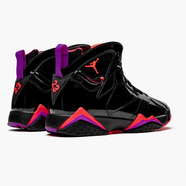 Billig  Jordan 7 Retro Black Patent Dame/Herre Svart/Anthracite-Smoke Grå-Br 313358 006 Sneakers