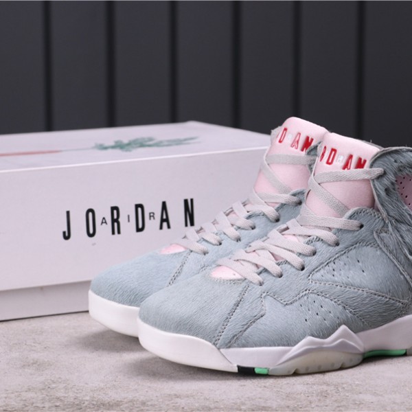 Billig  Jordan 7 Retro Neutral Grey Herre Reflect Grå/Rosa-Hvit CT8528 002 Sko