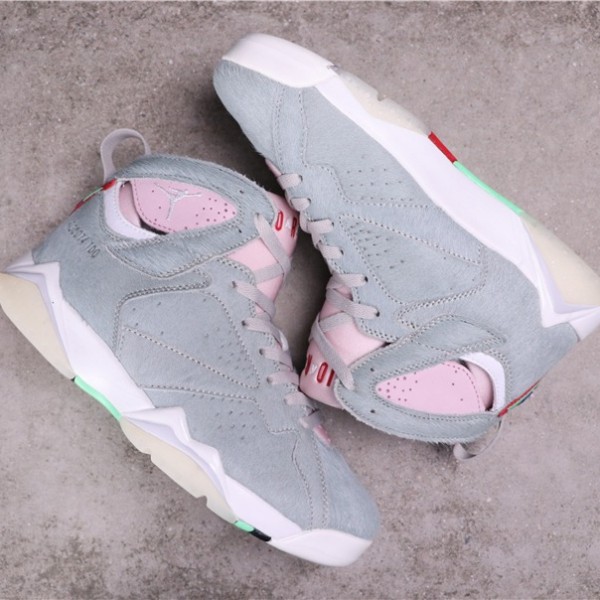 Billig  Jordan 7 Retro Neutral Grey Herre Reflect Grå/Rosa-Hvit CT8528 002 Sko