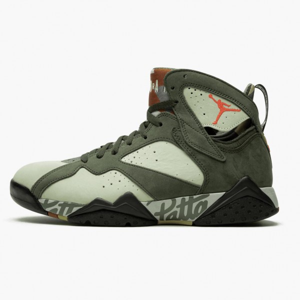 Jordan 7 Retro "Patta Icicle" Dame/Herre Icicle/Sequoia-River Rock/Ligh AT3375 100 