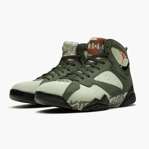 Jordan 7 Retro "Patta Icicle" Dame/Herre Icicle/Sequoia-River Rock/Ligh AT3375 100 