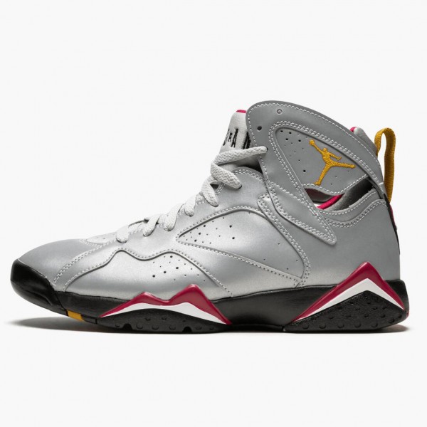 Jordan 7 Retro "Reflections of A Champion" Herre Reflect Sølv/Cardinal Rød-Bl BV6281 006 